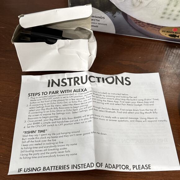 Big Mouth Billy Bass 2018 The Speaking Sensation Bluetooth Gemmy Fishing Time - Picture 6 of 12